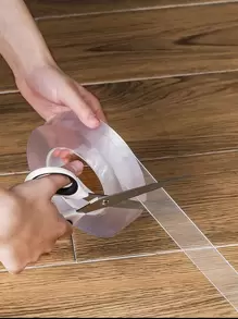 1 rollo de cinta transparente de doble cara, Nano cinta adhesiva resistente al agua reutilizable fuerte, suministro de baño de cocina lavable - transparente - Ver 5