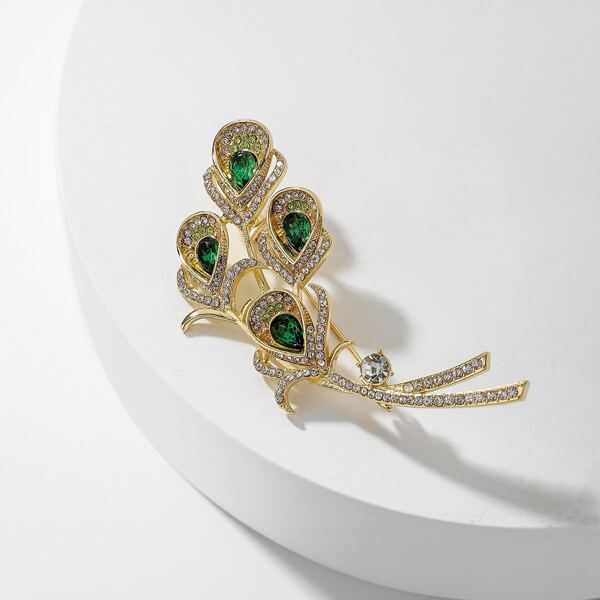 

Rhinestone Flower Decor Brooch, Multicolor
