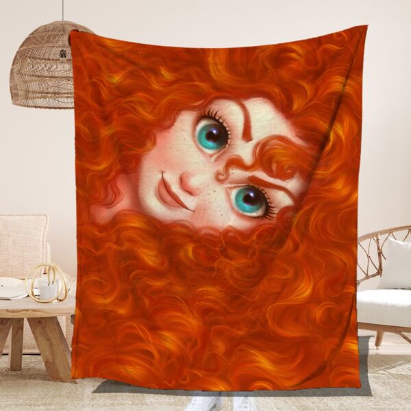 

Figure Graphic Flannel Blanket, Multicolor