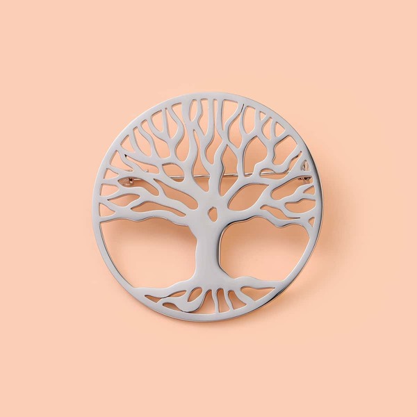 

Tree Design Brooch, Silver