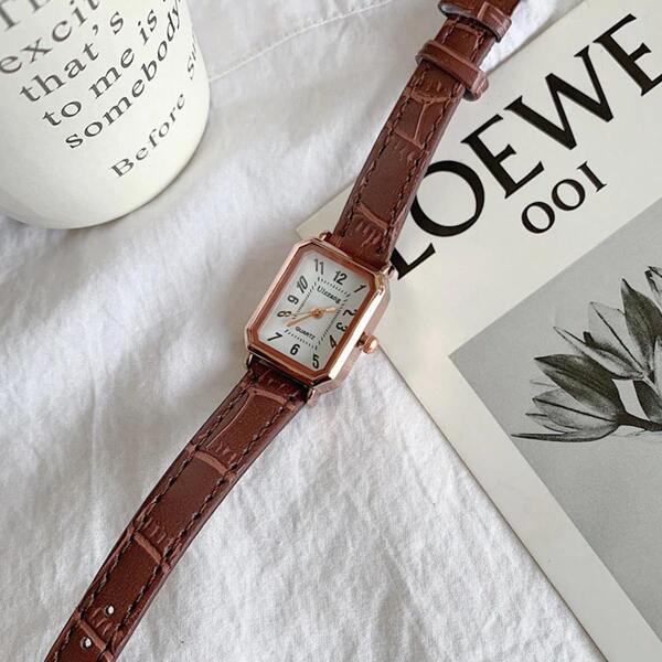 

Minimalist Rectangle Pointer Quartz Watch