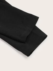 Muchica Cazadora de cuello redondo con cremallera