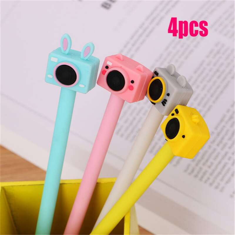 

4pcs Camera Decor Random Gel Pen