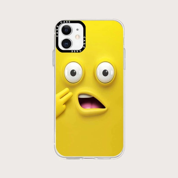

Cartoon Face Phone Case, Multicolor