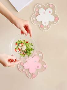 1入組車厘子開花造型隨機絕緣墊 - 彩色 - 查看 5