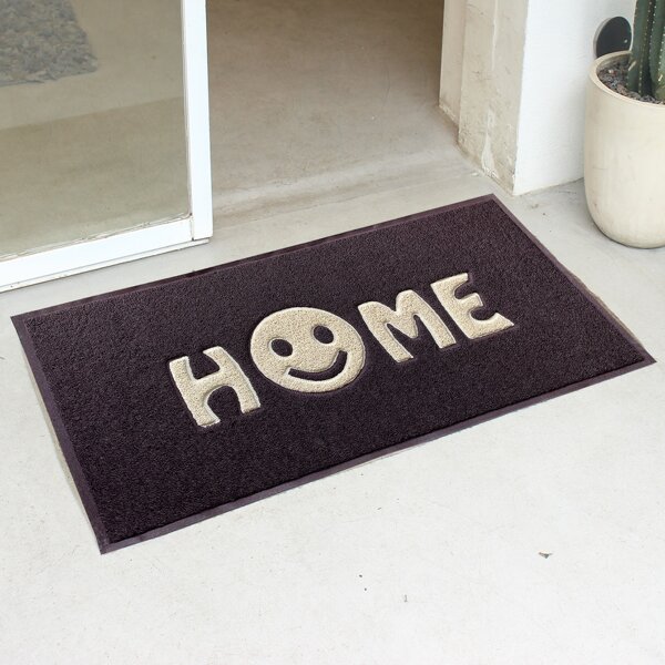 

Smiling Face Pattern Floor Mat, Multicolor