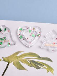 1pc Christmas DIY Silicone Mold - White - View 7