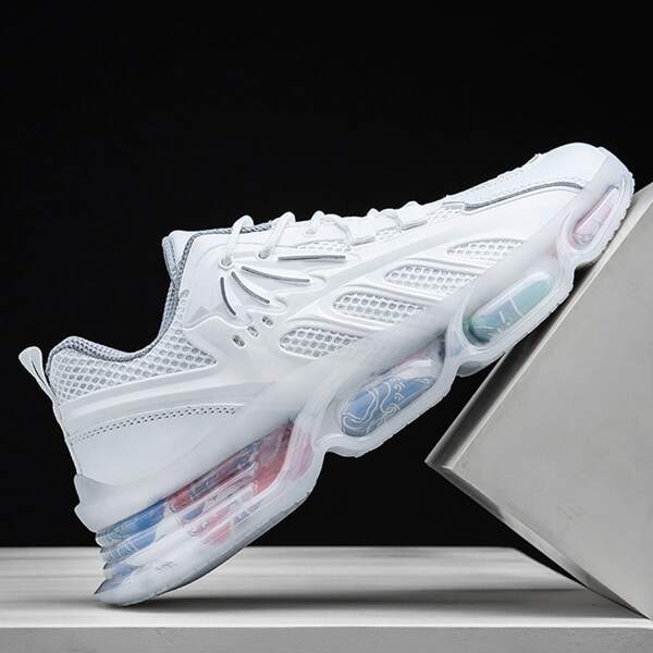 

Men Minimalist Breathable Running Shoes, White