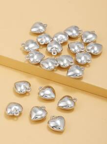 RINTOLER Mặt dây chuyền tự làm 20 trái tim - Bạc - Xem 2