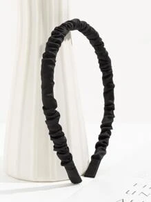 1 pieza Diadema unicolor - Negro - Ver 3