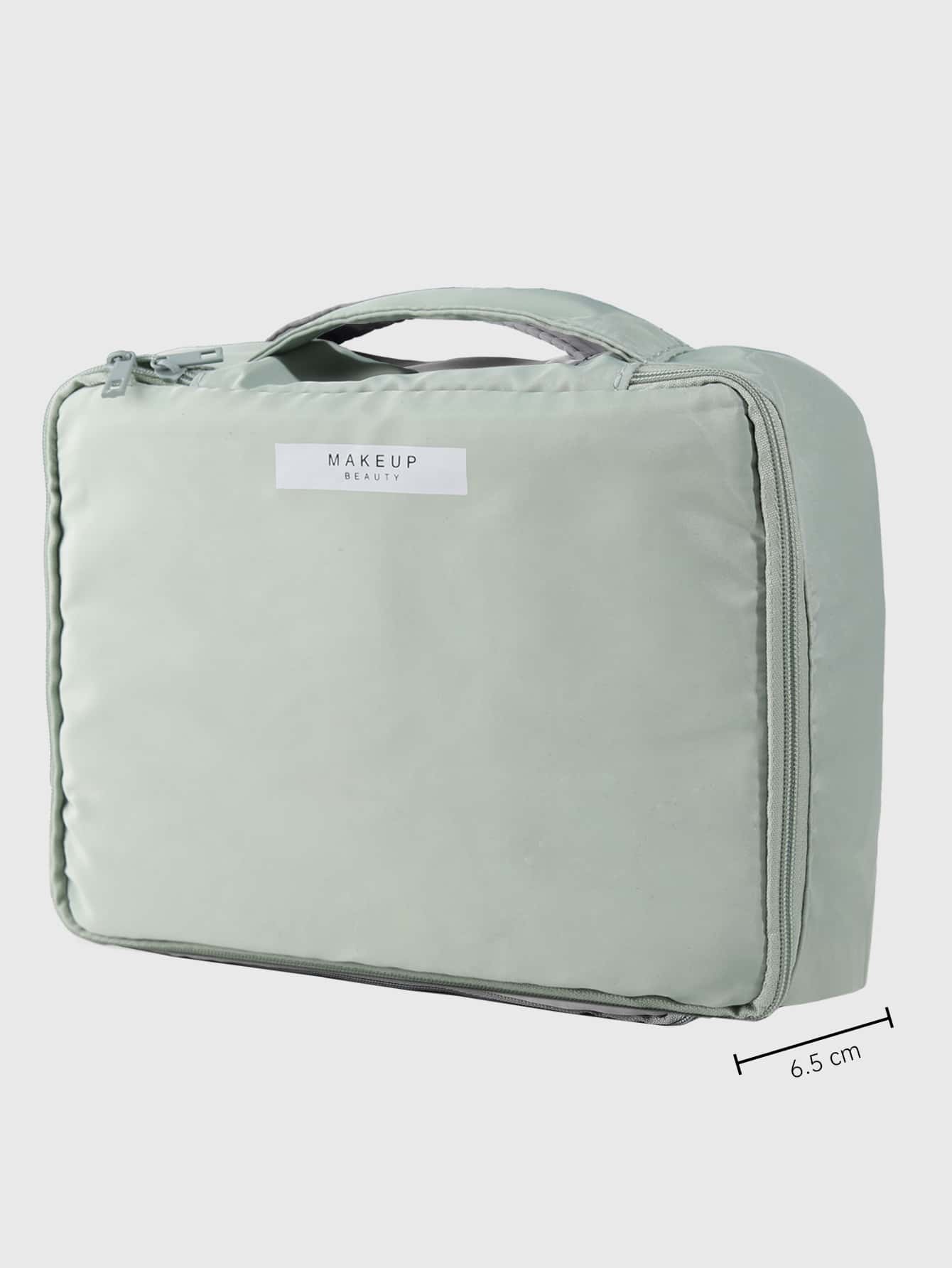 JEOCODY Kosmetiktasche Mit Griff – Stylische Reise-Make-up-Tasche Im Aztekenmuster, Wasserdicht & Viel Stauraum