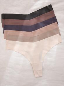 6 paquetes Conjunto de pantis sexy invisible - Multicolor - Ver 4