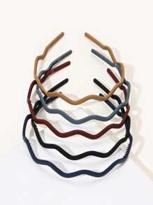 5 chiếc Băng đô rắn chắc - Nhiều màu - Xem 1