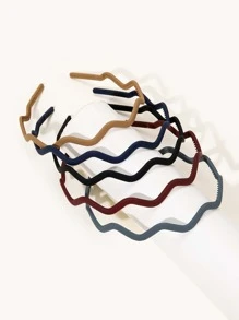 5 chiếc Băng đô rắn chắc - Nhiều màu - Xem 3