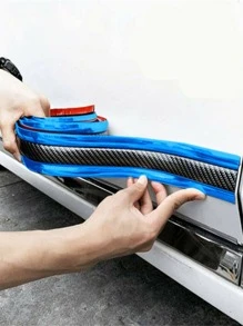 1M Car Door Sill Trim - Blue - View 1
