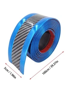 1M Car Door Sill Trim - Blue - View 3