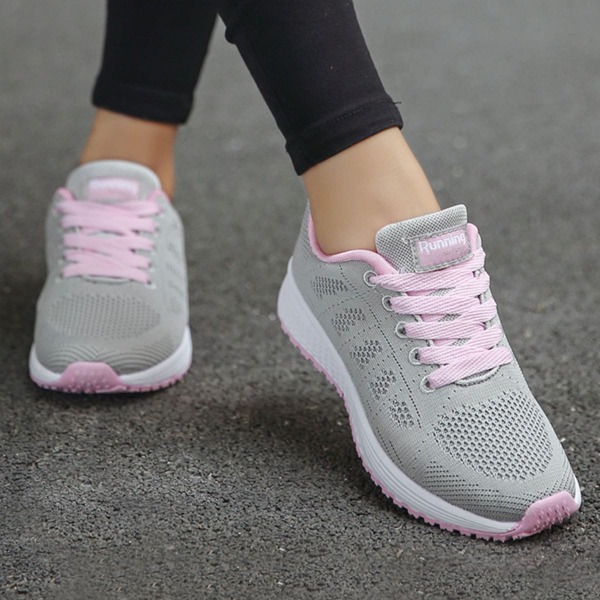 

Minimalist Lace Up Front Sneakers, Grey