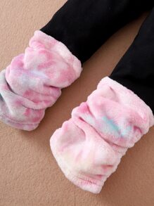 Baby Tie Dye Hooded Flannel Sweatshirt & Sweatpants