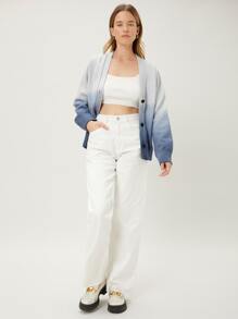 MOTF PREMIUM WOOL BLEND OMBRE CARDIGAN - Multicolor - View 9