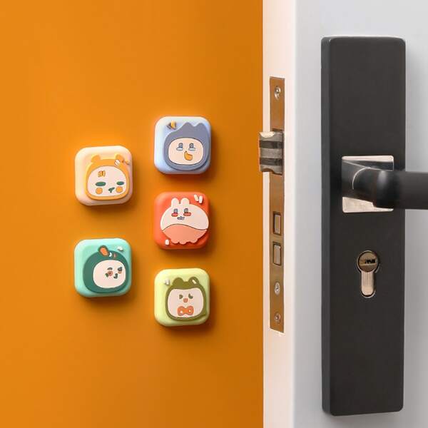 

2pcs Cartoon Graphic Random Door Stop, Multicolor