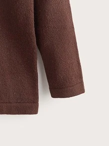 Niñitas Jersey ribete con fruncido - Café integral - Ver 3