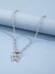 Vòng cổ Bươm bướm - Bạc - Xem 3