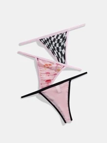 PUNPUN 3件卡通圖案內褲套裝