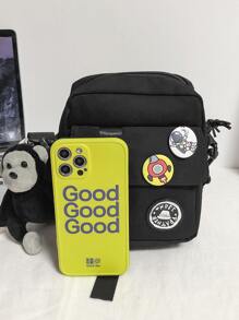 Học sinh trung học Đại học năm nhất Túi đeo vai đa năng Túi thường ngày Mini Men Doll Decor Túi vuông, Túi xách du lịch, đại học, ngoài trời, thể thao, đi làm Túi đeo chéo bằng nylon di động Túi đeo chéo thời trang cho nam Túi đeo chéo Túi đeo bên hông Túi đeo chéo mùa thu Túi đeo chéo hình trụ Quà tặng Halloween Giáng sinh Túi hét Túi mùa đông Túi nghỉ dưỡng Gói - màu đen - Xem 4