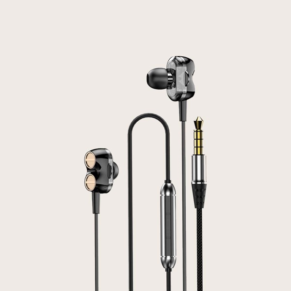 

Color Block In-ear Gaming Headphone, Black