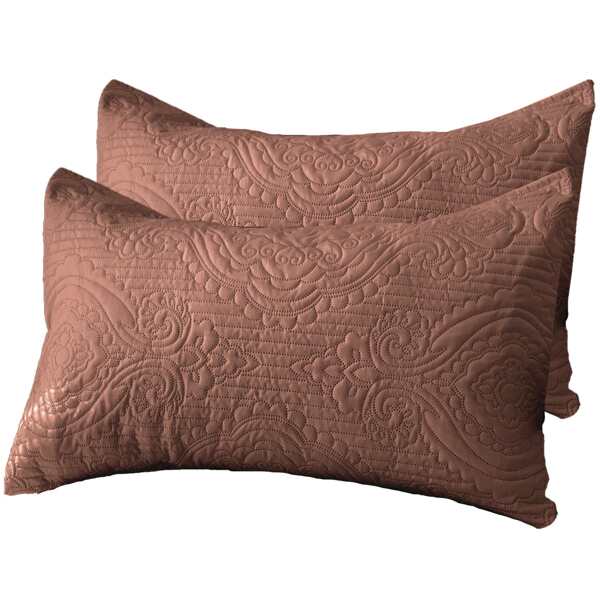 

1pair Solid Color Pillowcase Without Filler, Mocha brown