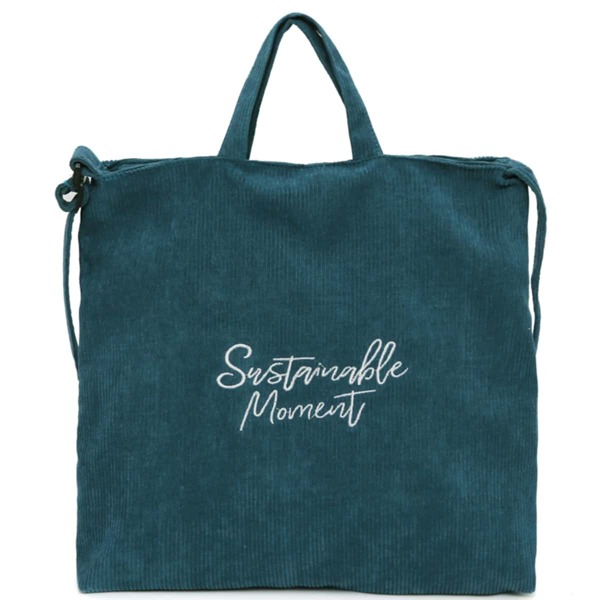 

Letter Embroidery Top Handle Bag, Dark green
