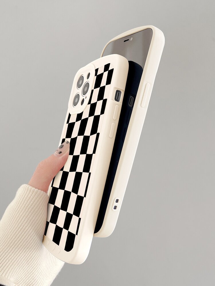 Checkered Phone Case - Multicolor - View 3