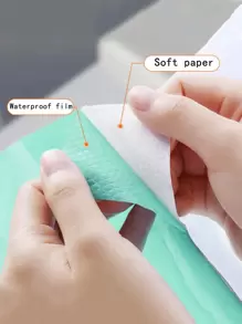 10 vào nhóm bộ vệ sinh dùng một lần - màu xanh lá - Xem 3