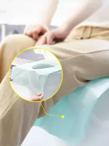 10 vào nhóm bộ vệ sinh dùng một lần - màu xanh lá - Xem 4