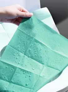 10 vào nhóm bộ vệ sinh dùng một lần - màu xanh lá - Xem 5