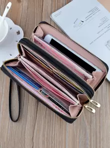 Crocodile Embossed Checkbook Cover Lightweight Modern Business Credit Card ID Card Cash Business Casual Teacher's Day Teacher Gifts Work Business Commute Travel Holiday Office Vacation For Gift For Lady For Female White-Collar Workers Wallet Ladies Wallet Wallet Women Teacher Gifts Gift For Girlfriend Women Gifts Present For Women Wallet Purse Wallet Long Wallet Wristlet Wallet