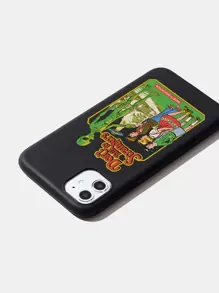 Stevenrhodes 图形手机壳 - 黑色 - 查看 1