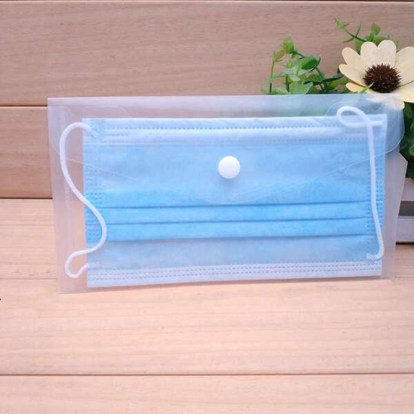 

1pc Random Color Face Cover Storage Bag, Multicolor