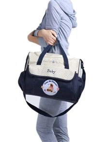 1入組便攜尿布包 - 藏蓝色 - 查看 6