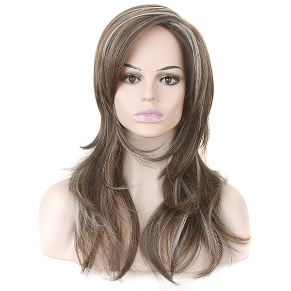 

Long Curly Synthetic Wig, Ombre