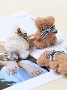 4 pcs Beruang Dekorasi Jepit Rambut - MultiWarna - View 3