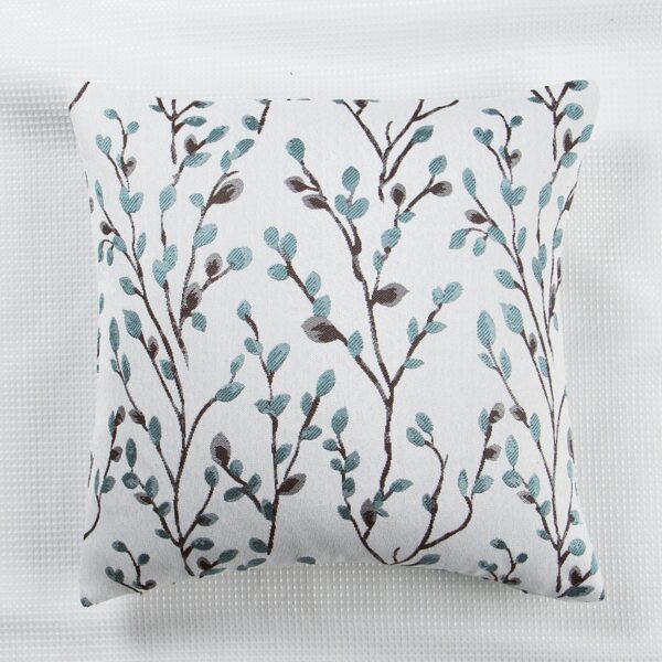 

Jacquard Leaf Cushion Cover Without Filler, Multicolor