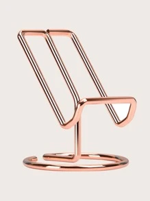 Soporte de celular metálico - Oro rosa - Ver 2