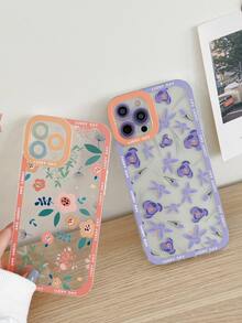 2pcs Floral Phone Case - Multicolor - View 3