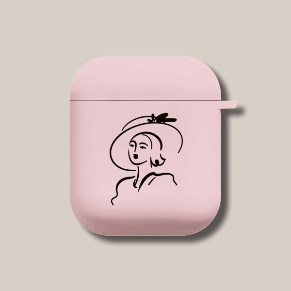 

Figure Graphic Case For AirPods, Pink