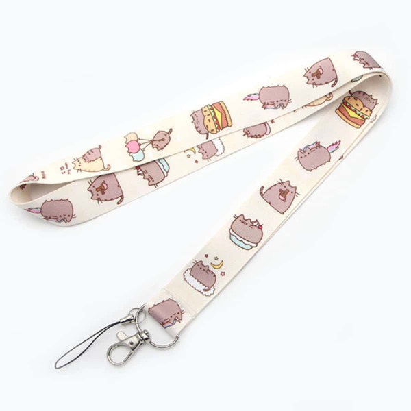 

1pc Cartoon Cat Print Random Lanyard, Multicolor