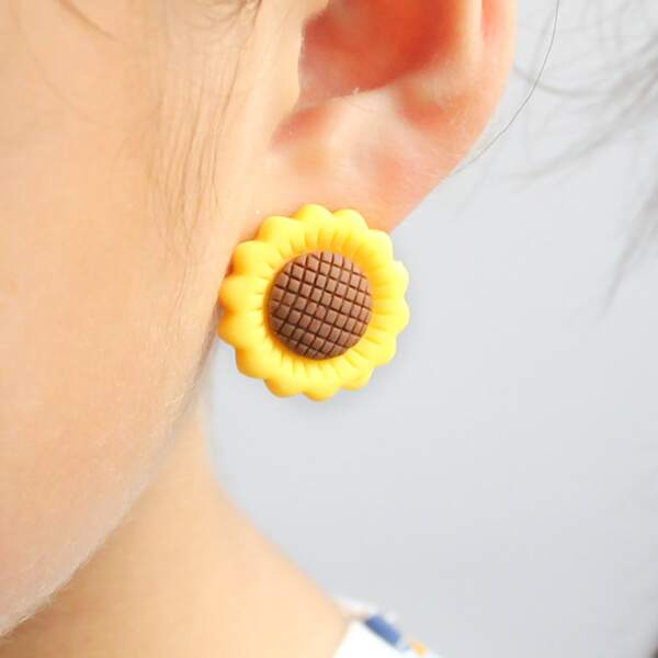 

Toddler Girls Flower Design Ear Cuffs, Multicolor