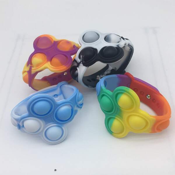 

1pc Random Halloween Push Pop Bubble, Multicolor