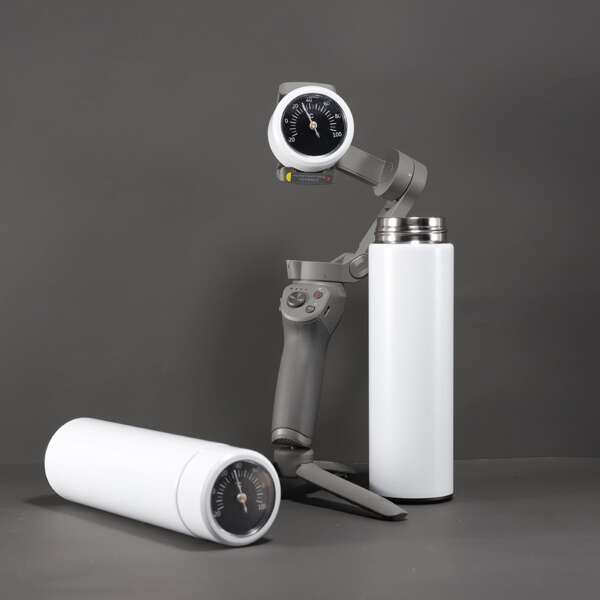 

1pc Stainless Steel Vacuum Cup, White