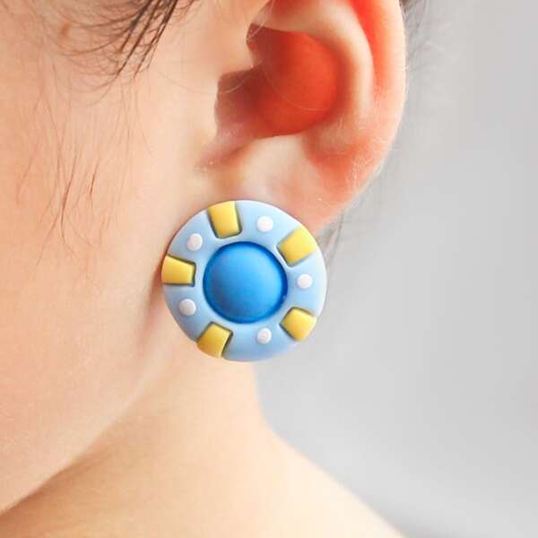 

Toddler Girls Round Design Ear Cuffs, Multicolor
